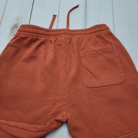 Talentless burnt orange fleece jogger track pants relaxed heavyweight - Picture 9 of 11